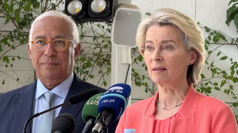 Antonio Costa y &Uacute;rsula Von der Leyen