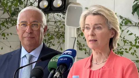 Antonio Costa y Úrsula Von der Leyen Antonio Costa y Úrsula Von der Leyen