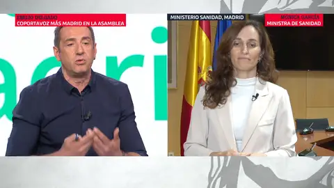 Emilio Delgado y Mónica García en Al Rojo Vivo Emilio Delgado y Mónica García en Al Rojo Vivo