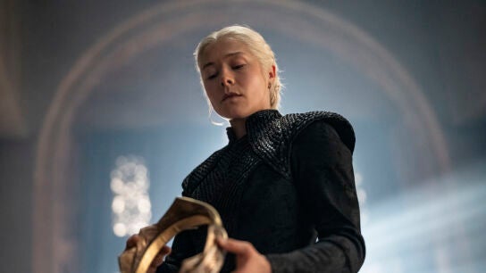 Emma D'Arcy como Rhaenyra en la temproada 3 de La Casa del Drag&oacute;n
