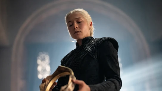 Emma D'Arcy como Rhaenyra en la temproada 3 de La Casa del Dragón Emma D'Arcy como Rhaenyra en la temproada 3 de La Casa del Dragón