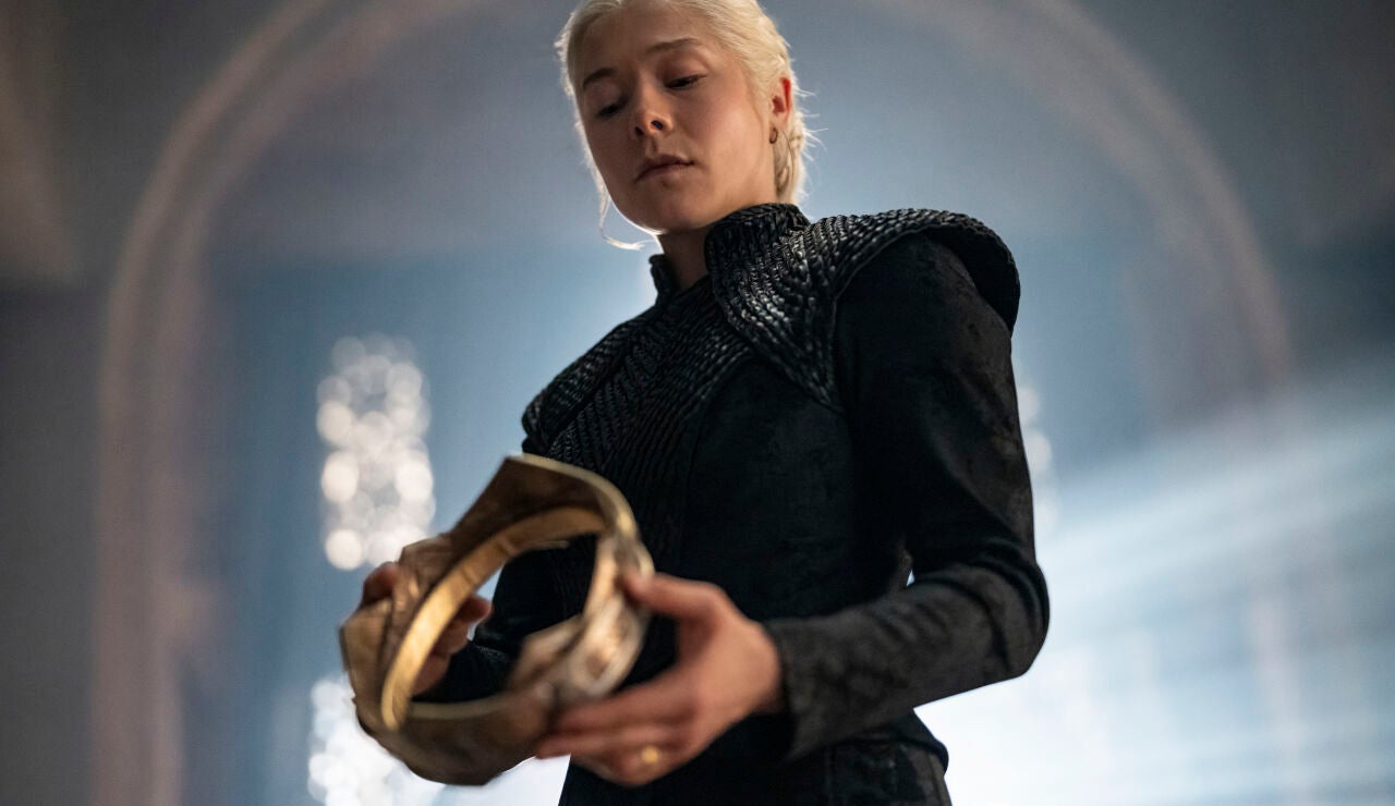 Emma D'Arcy como Rhaenyra en la temproada 3 de La Casa del Drag&oacute;n