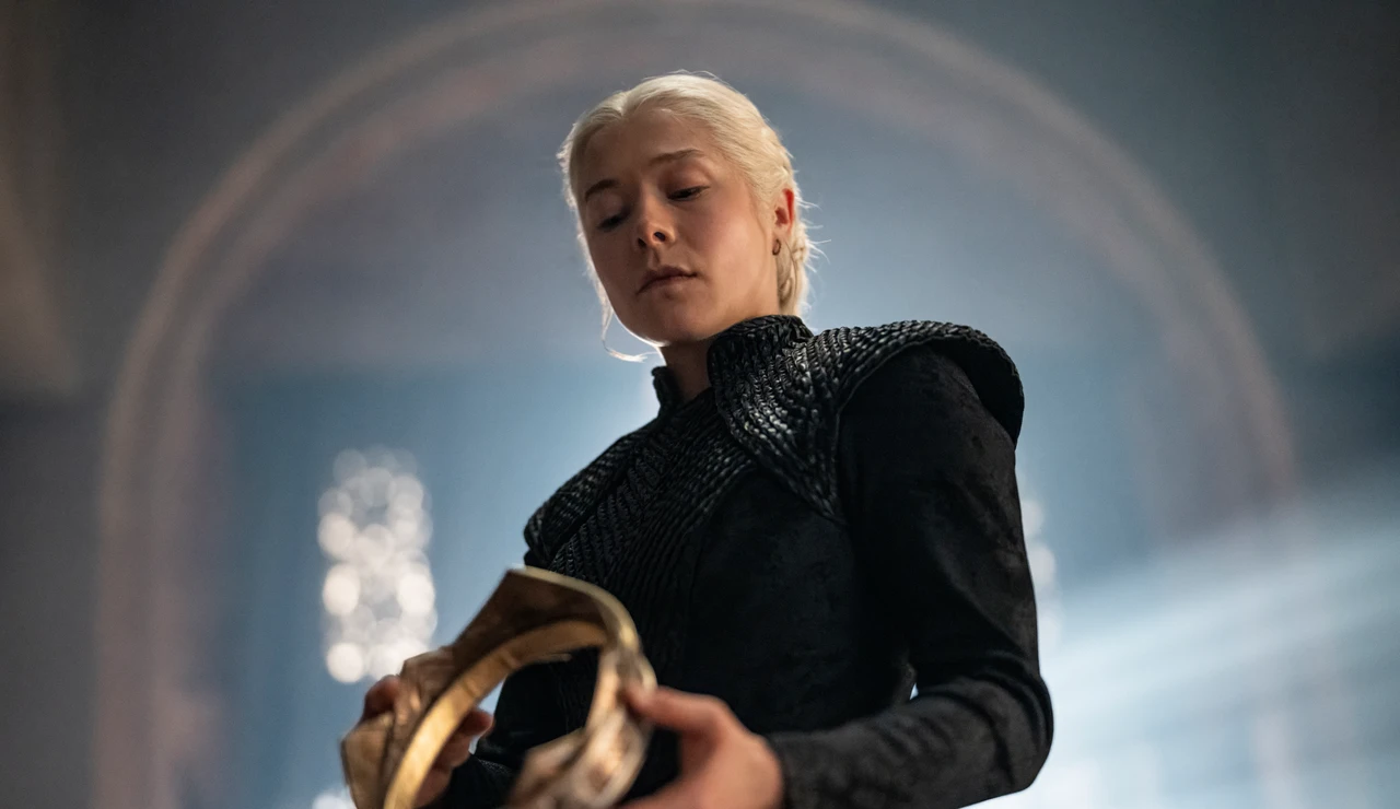 Emma D'Arcy como Rhaenyra en la temproada 3 de La Casa del Dragón