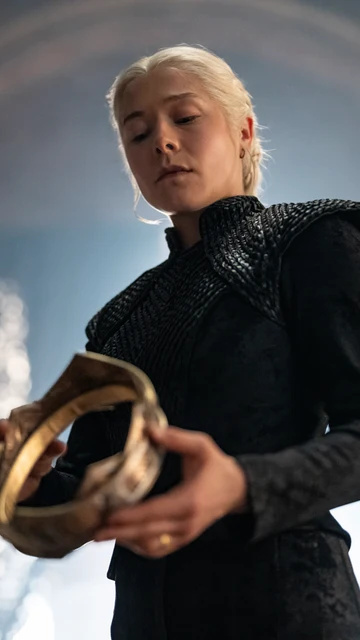 Emma D'Arcy como Rhaenyra en la temproada 3 de La Casa del Dragón Emma D'Arcy como Rhaenyra en la temproada 3 de La Casa del Dragón
