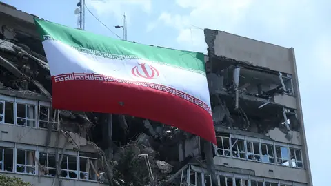 Bandera Irán. Bandera Irán.