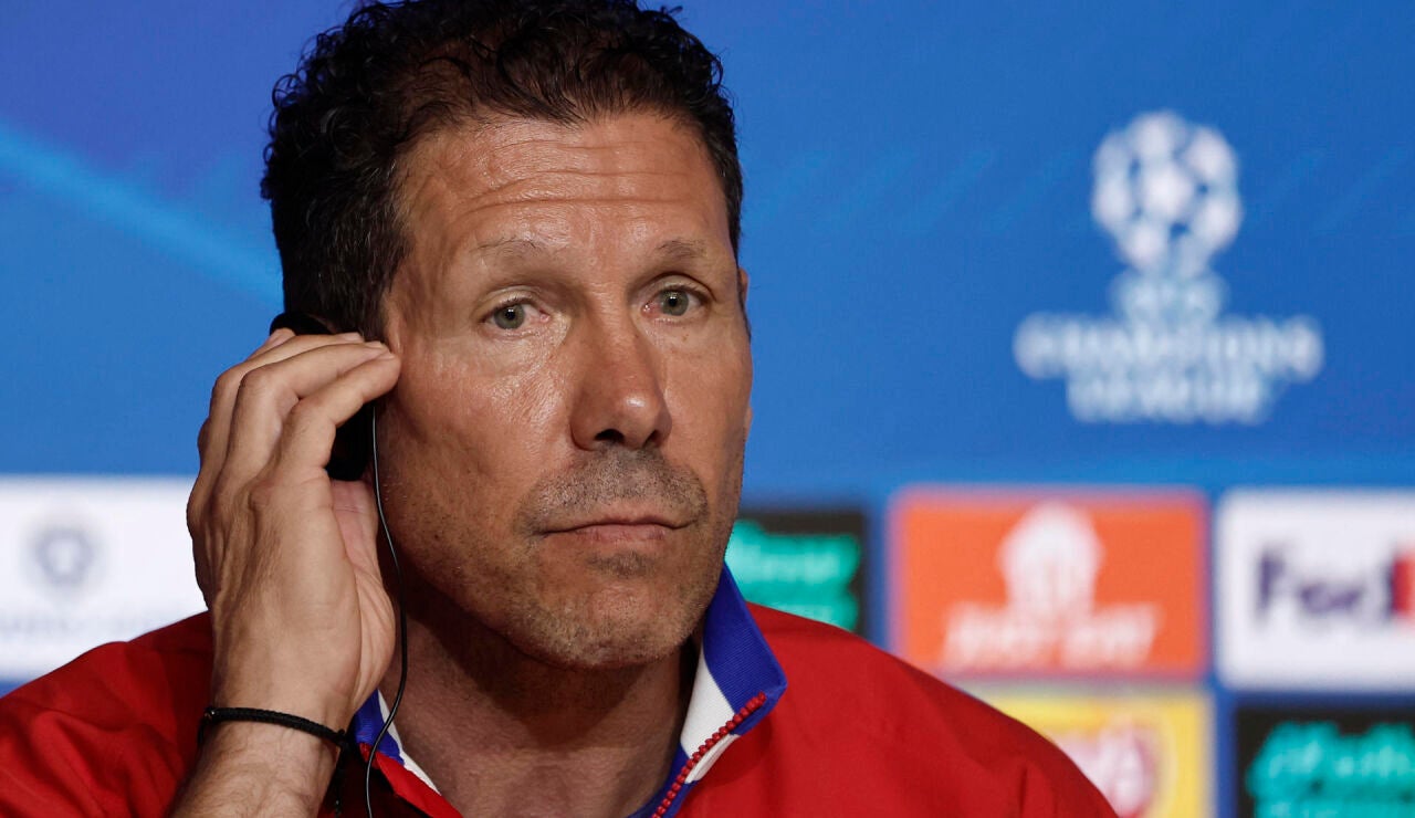 Simeone en rueda de prensa