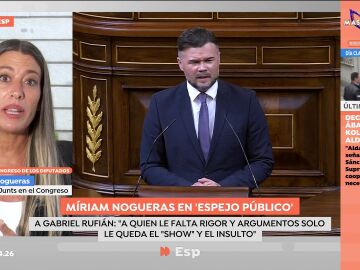 &iquest;Es definitivo el divorcio de Junts con el Gobierno? Miriam Nogueras responde en Espejo P&uacute;blico
