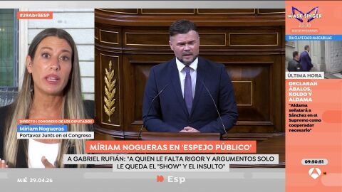 &iquest;Es definitivo el divorcio de Junts con el Gobierno? Miriam Nogueras responde en Espejo P&uacute;blico