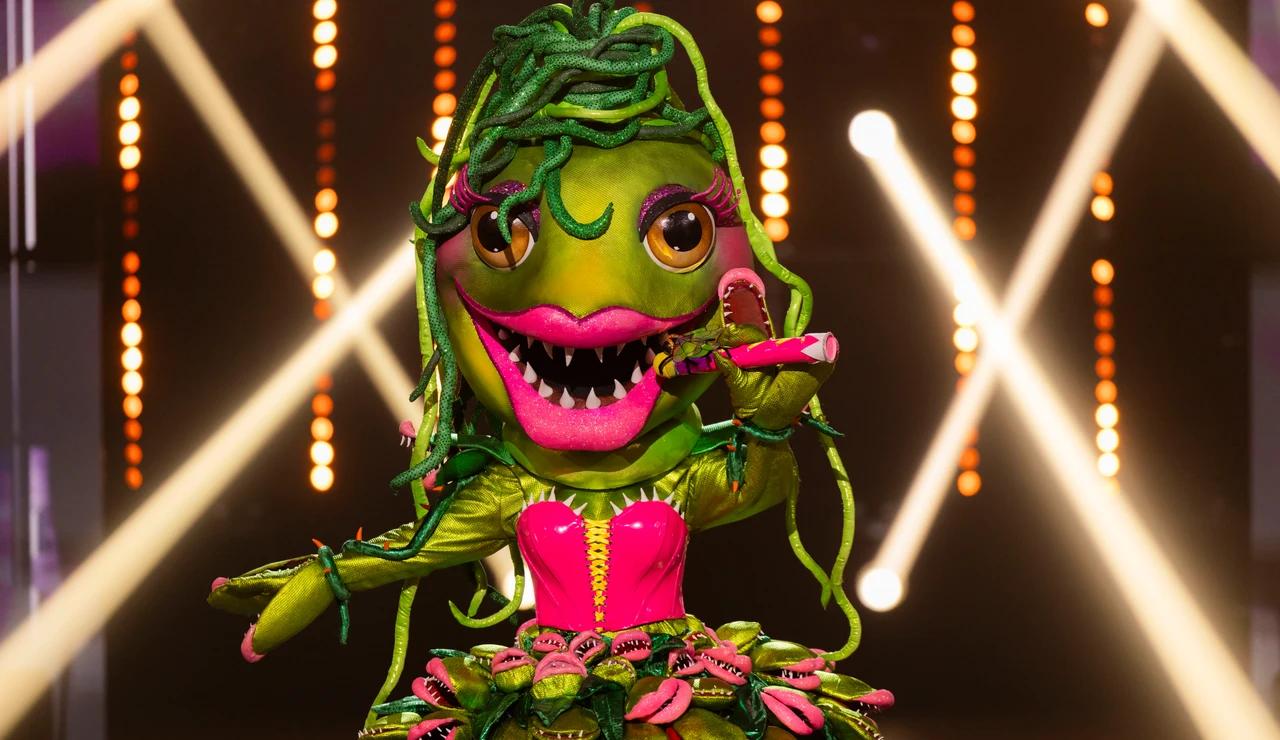 Planta carnívora actúa en Mask Singer con un tema de Ana Mena en su estreno