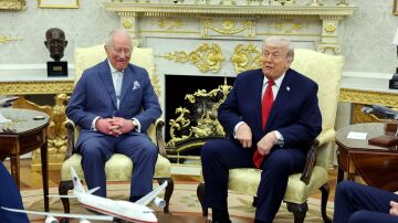 Carlos III y Donald Trump