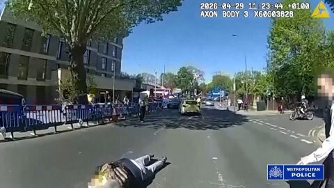 Detenci&oacute;n atacante en Londres