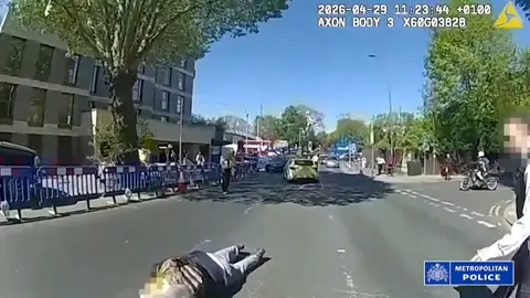 Detención atacante en Londres Detención atacante en Londres