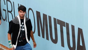 Carlos Alcaraz, en las instalaciones de la Caja M&aacute;gica (Madrid)