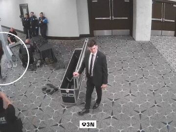 El v&iacute;deo del atacante que intent&oacute; asesinar a Donald Trump: dispara contra un agente del Servicio Secreto