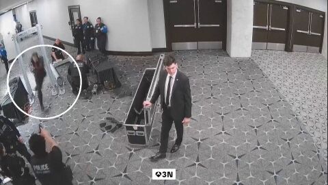 El v&iacute;deo del atacante que intent&oacute; asesinar a Donald Trump: dispara contra un agente del Servicio Secreto