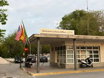 Imagen de la base estadounidense en Rota. Imagen de la base estadounidense en Rota.