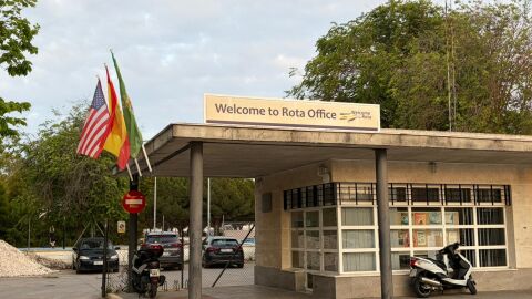 Imagen de la base estadounidense en Rota.