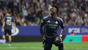 Vinicius durante el Espanyol - Real Madrid