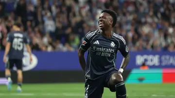 Vinicius durante el Espanyol - Real Madrid Vinicius durante el Espanyol - Real Madrid