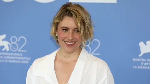 Greta Gerwig en el Festival de Venecia de 2025 Greta Gerwig en el Festival de Venecia de 2025
