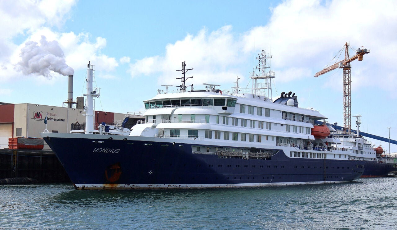 Imagen de archivo del crucero MV Hondius