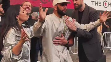Dani Alves en el evento The Change del Metropolitano