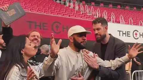 Dani Alves en el evento The Change del Metropolitano Dani Alves en el evento The Change del Metropolitano