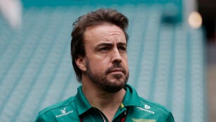 Fernando Alonso en el GP de Miami