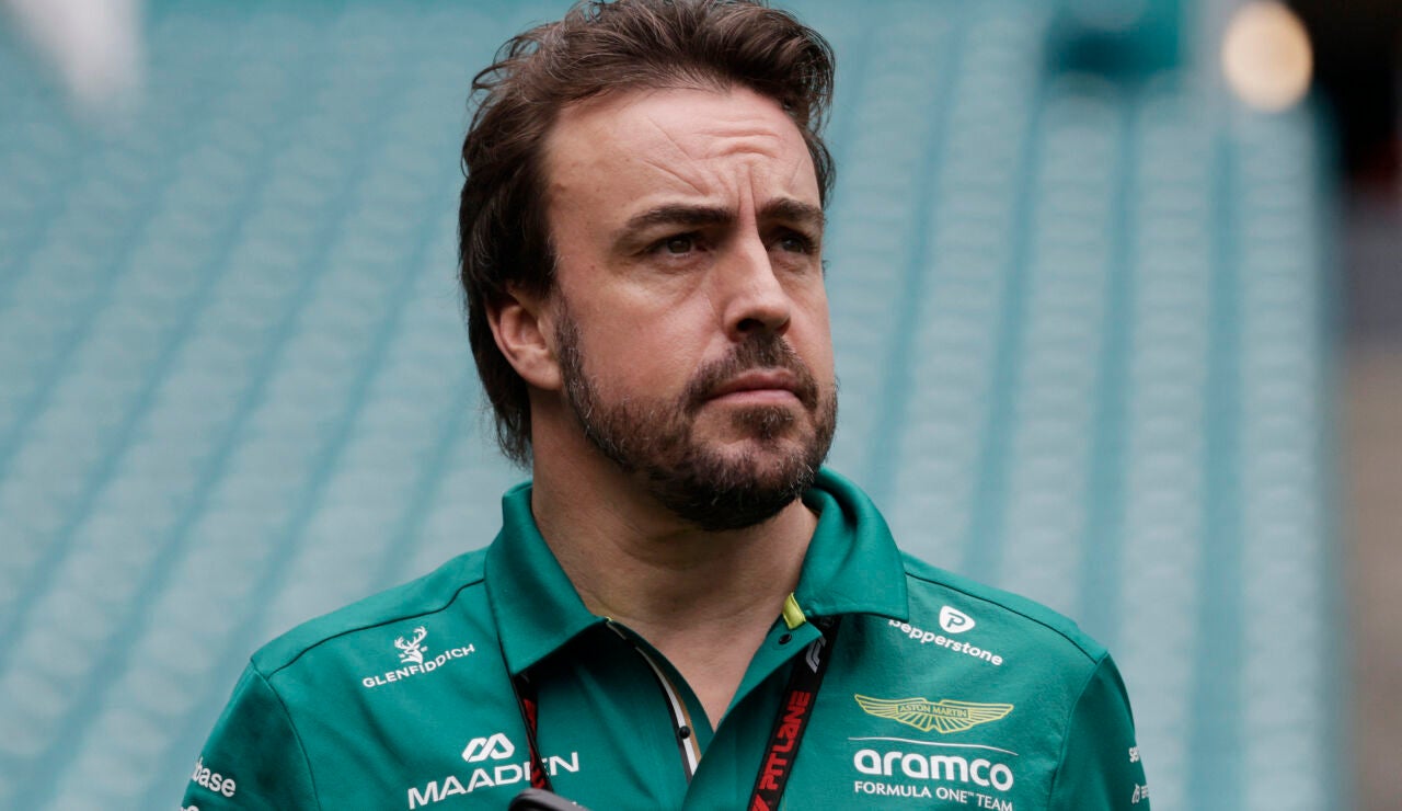 Fernando Alonso en el GP de Miami