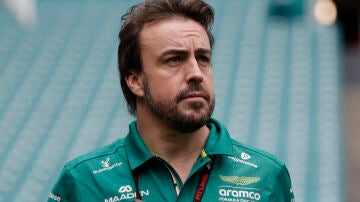 Fernando Alonso en el GP de Miami