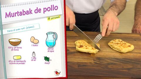 Ingredientes para el pan roti