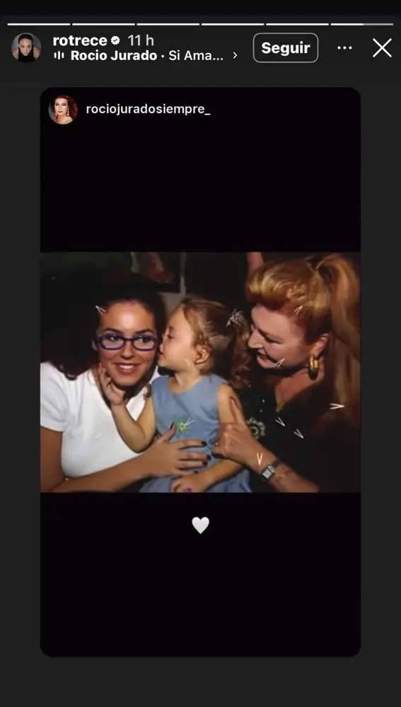 Rocio Flores comparte en storys un video donde aparece junto a Rocío Carrasco y Rocío Jurado Rocio Flores comparte en storys un video donde aparece junto a Rocío Carrasco y Rocío Jurado