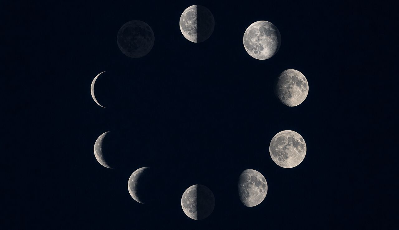 Calendario lunar: fases lunares