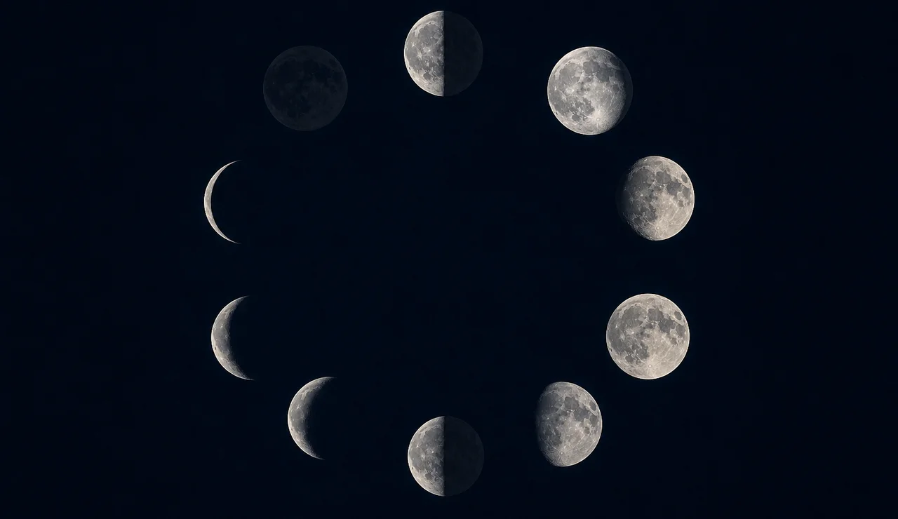 Calendario lunar: fases lunares