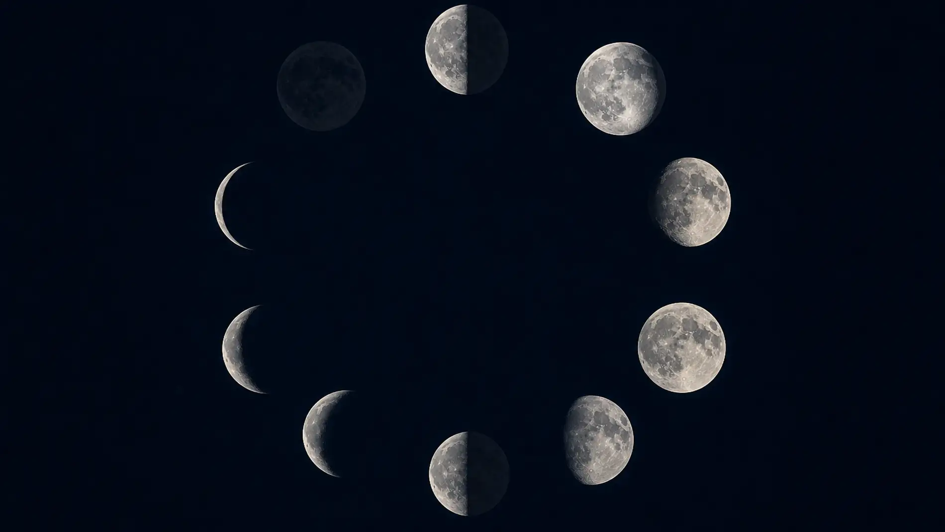 Calendario lunar: fases lunares Calendario lunar: fases lunares