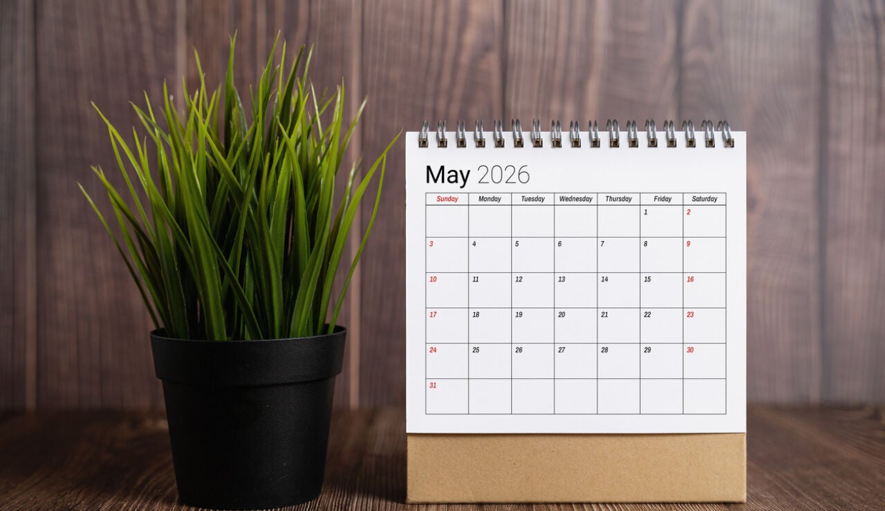 Calendario de mayo de 2026