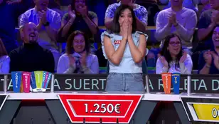Ana se corona con un panel redondo: casi todos los gajos, las cifras más altas, un premio y más de 2.000 euros: “¿Cómo haces esto?”