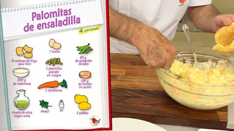 Ingredientes Palomitas de ensaladilla Ingredientes Palomitas de ensaladilla