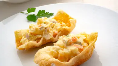 Palomitas de ensaladilla, un bocado al que Arguiñano no se ha podido resistir Palomitas de ensaladilla, un bocado al que Arguiñano no se ha podido resistir