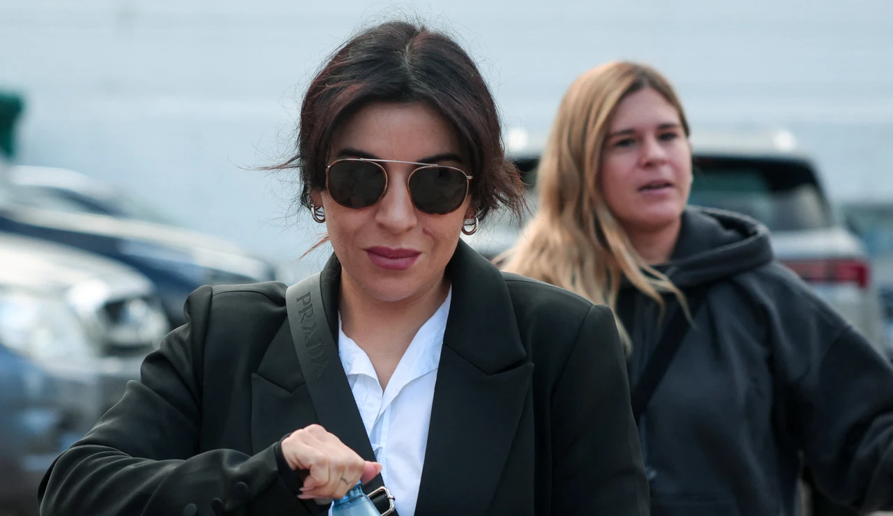 Gianinna Maradona durante el juicio por la muerte de su padre