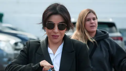 Gianinna Maradona durante el juicio por la muerte de su padre Gianinna Maradona durante el juicio por la muerte de su padre