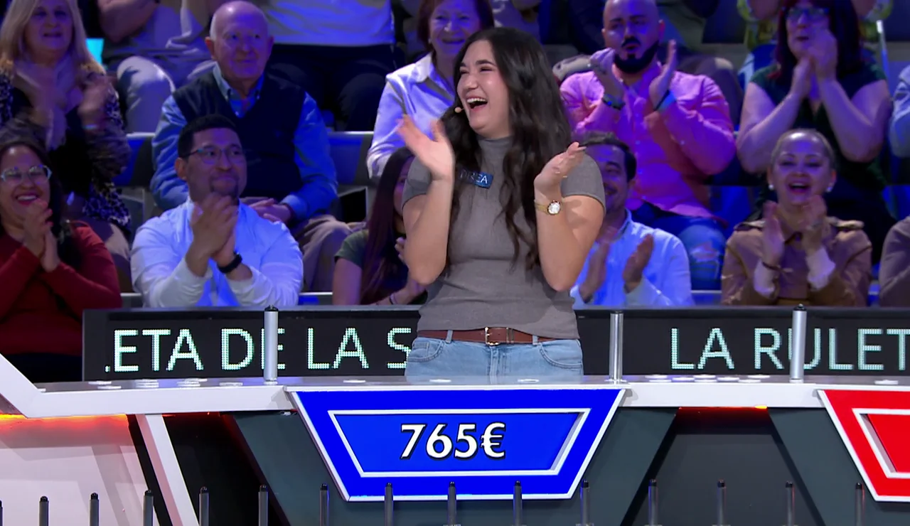 Andrea se estrena por todo lo alto con el Panel de Velocidad decreciente 765 euros