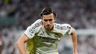 &Aacute;lvaro Carreras en el partido contra el Bayern de Champions