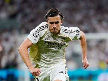 &Aacute;lvaro Carreras en el partido contra el Bayern de Champions