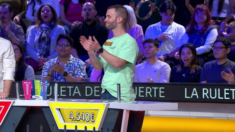 Monumental jugada de Rafa que pasa a la Final con 4540 euros tras conseguir el gajo dorado