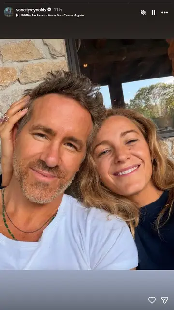 Ryan Reynolds sube foto con Blake Lively Ryan Reynolds sube foto con Blake Lively
