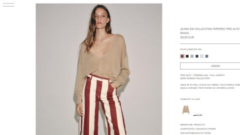 Pantalón de rayas