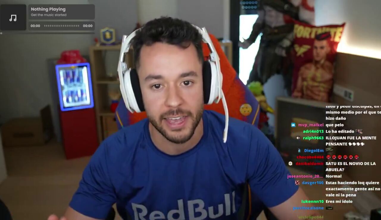 TheGrefg durante un stream