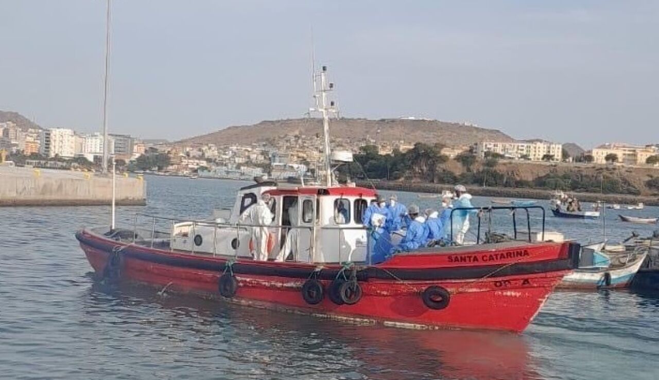 Evacuaci&oacute;n de los pasajeros