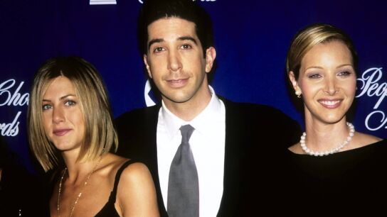 Jennifer Aniston, David Schwimmer y Lisa Kudrow en la &eacute;poca de Friends